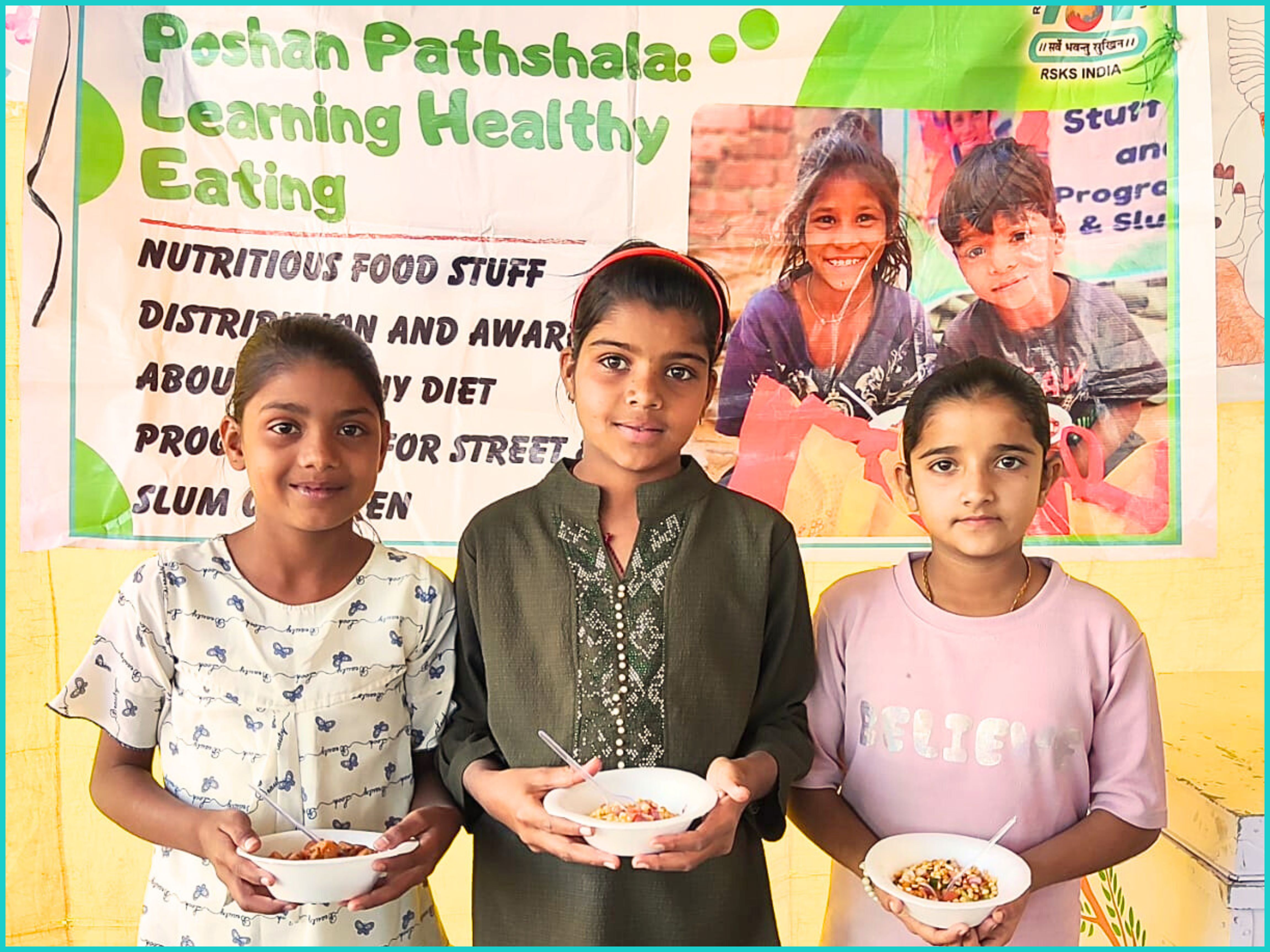 Empowering girls through nutrition: A meaningful initiative towards a healthier future.